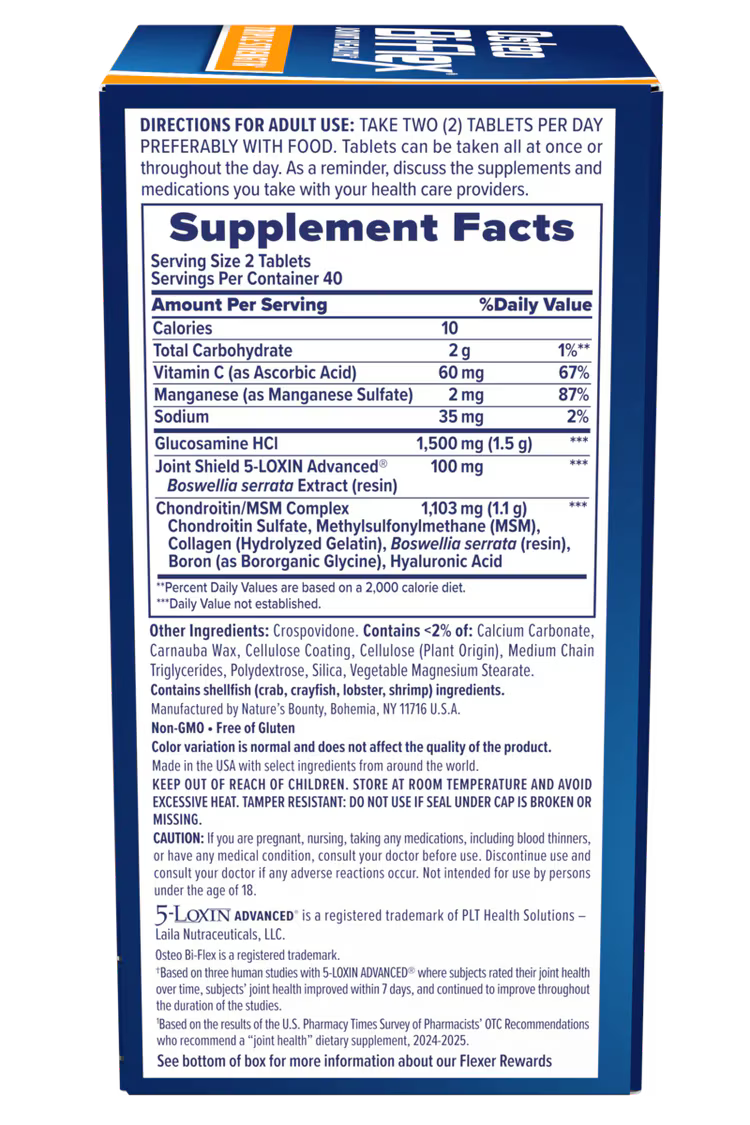 Osteo Bi-Flex Joint Health Triple Strength 80 Tabs