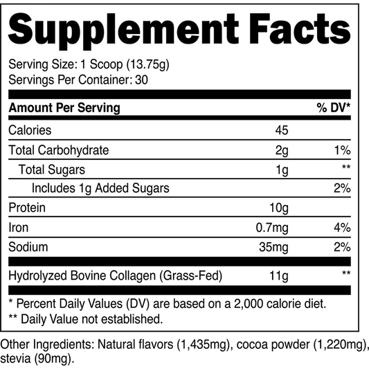 100% Grass - FED Collagen Hydrolysate - Mann Nutrition