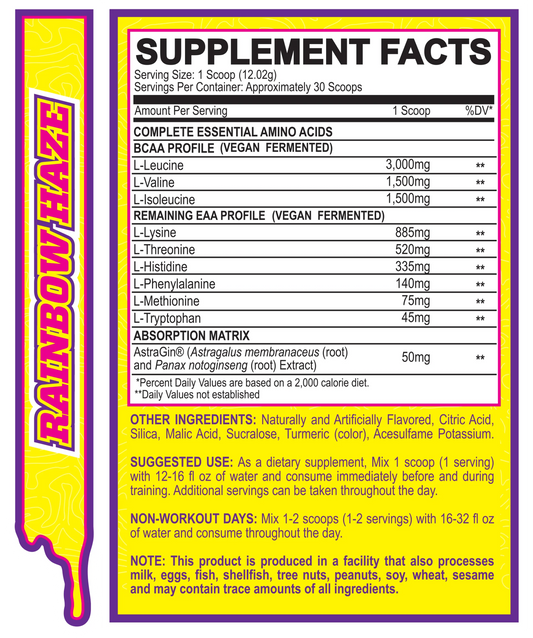 24/7 AMINOS - BCAA+EAA - Mann Nutrition