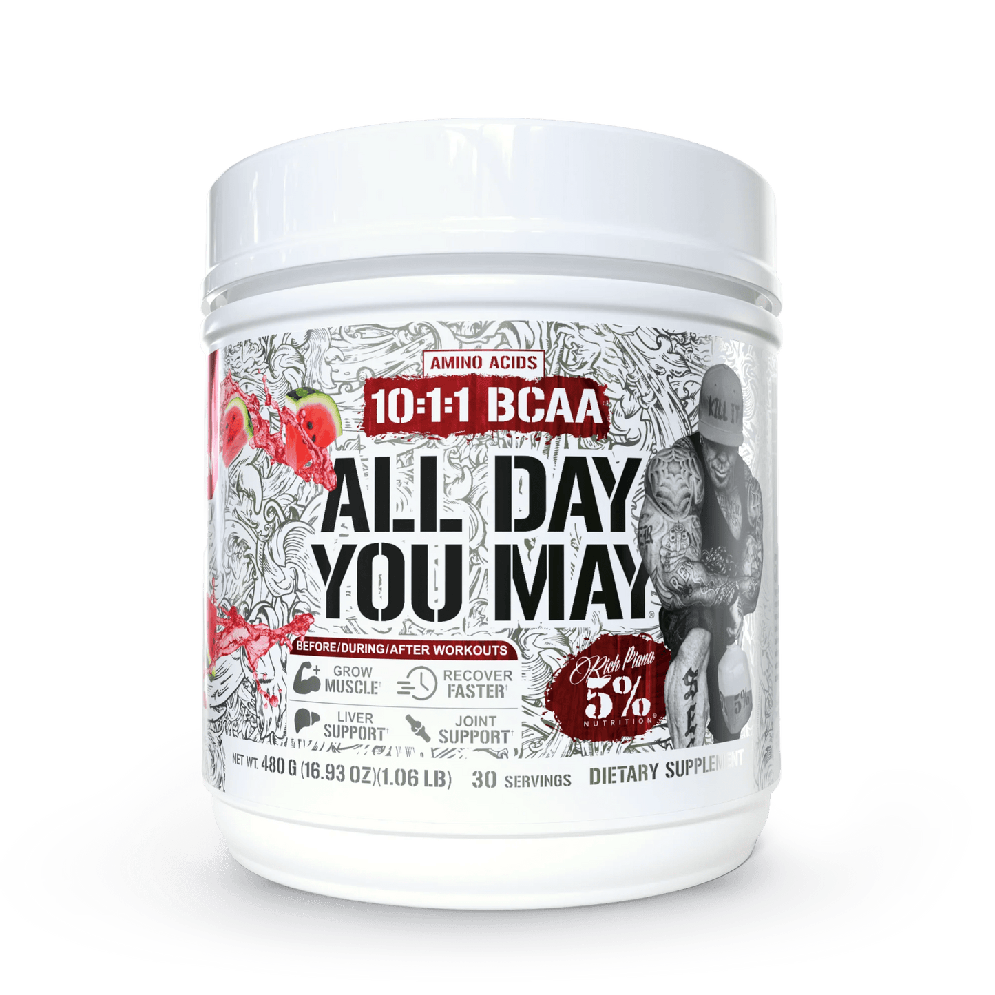 5% All Day You May 10:1:1 Ratio BCAA - Mann Nutrition