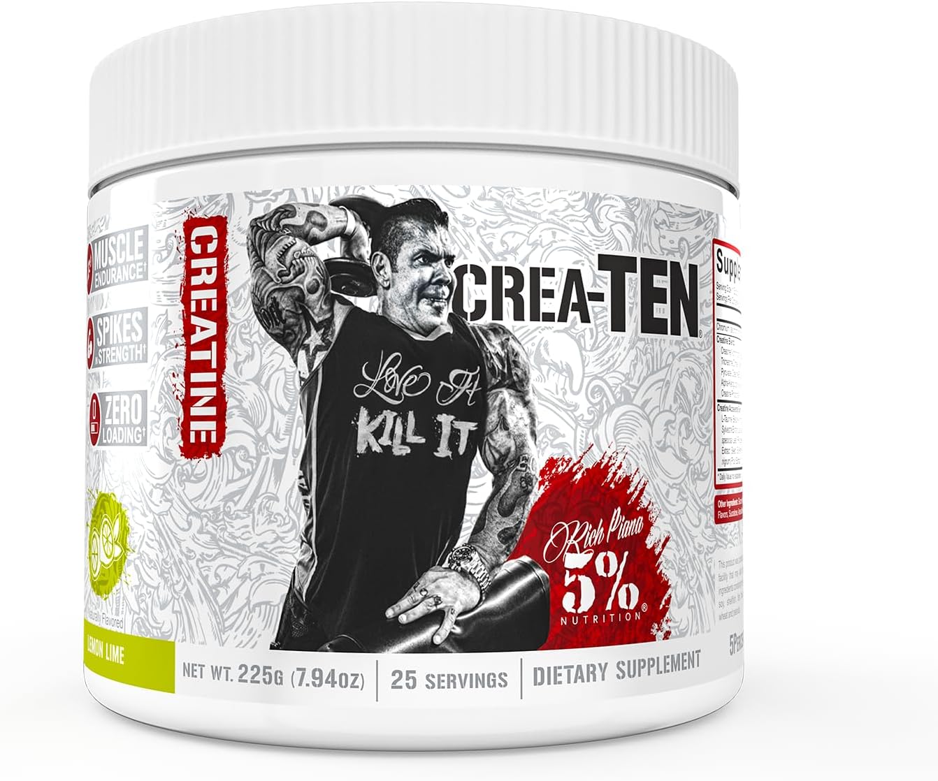 5% Crea - Ten 25 Servs - Mann Nutrition
