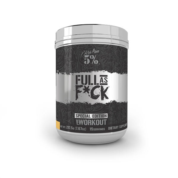 5% Full As F*ck Pre Workout 15 Servings - Mann Nutrition