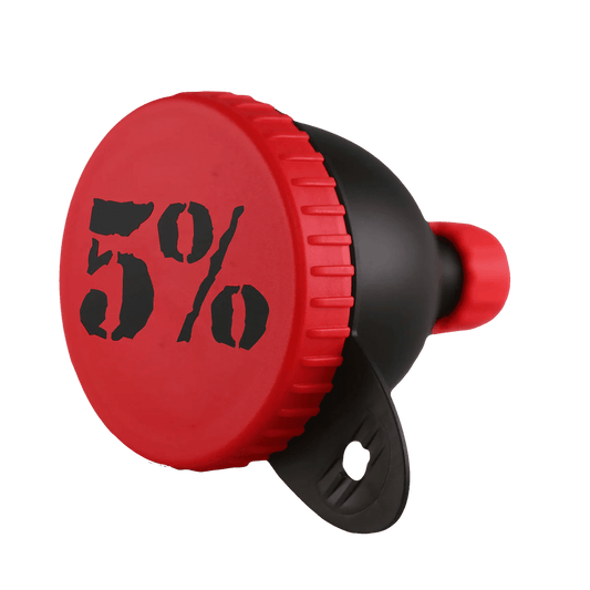 5% Funnel With 100ml Storage - Mann Nutrition