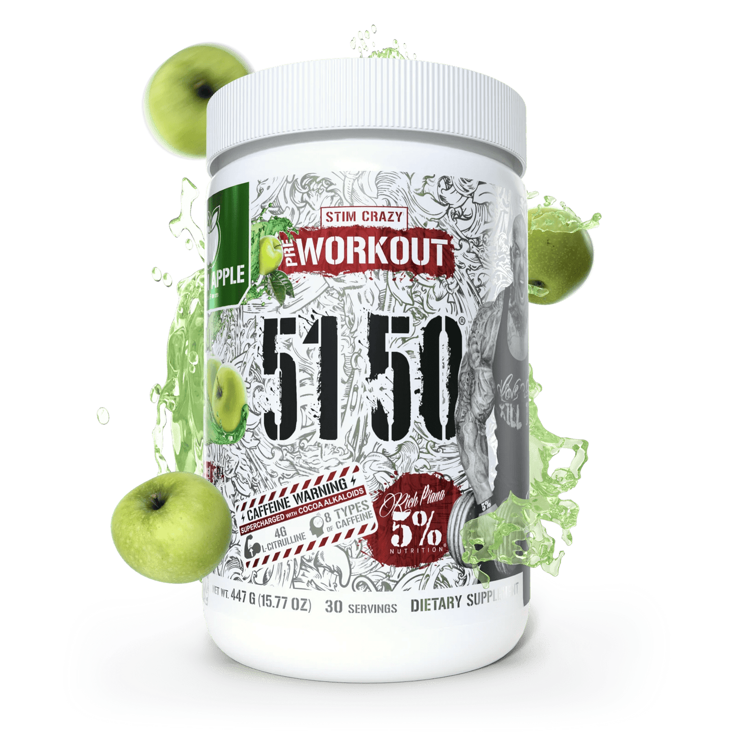5% Nutrition 5150 High Stimulant Pre - Workout - Mann Nutrition