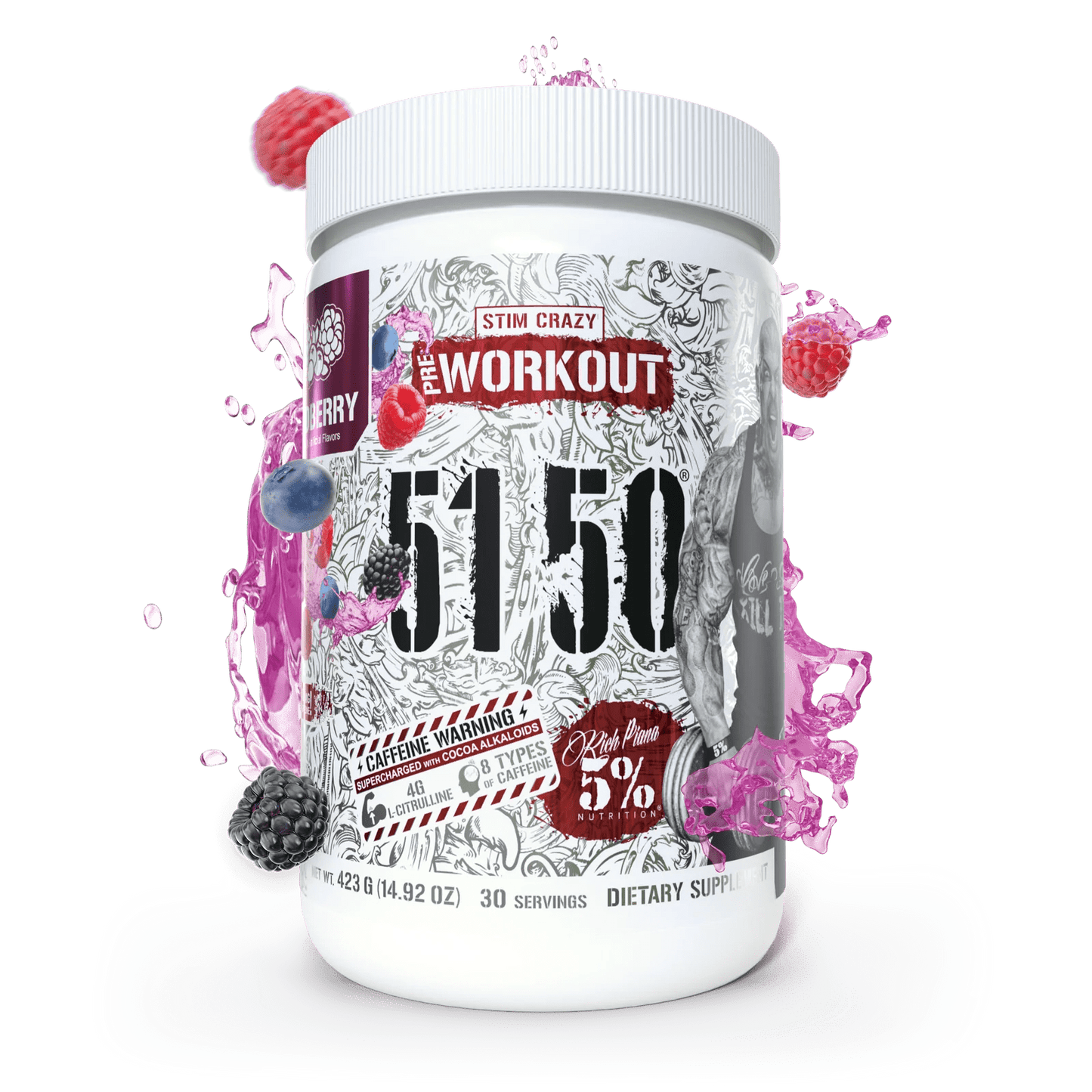 5% Nutrition 5150 High Stimulant Pre - Workout - Mann Nutrition