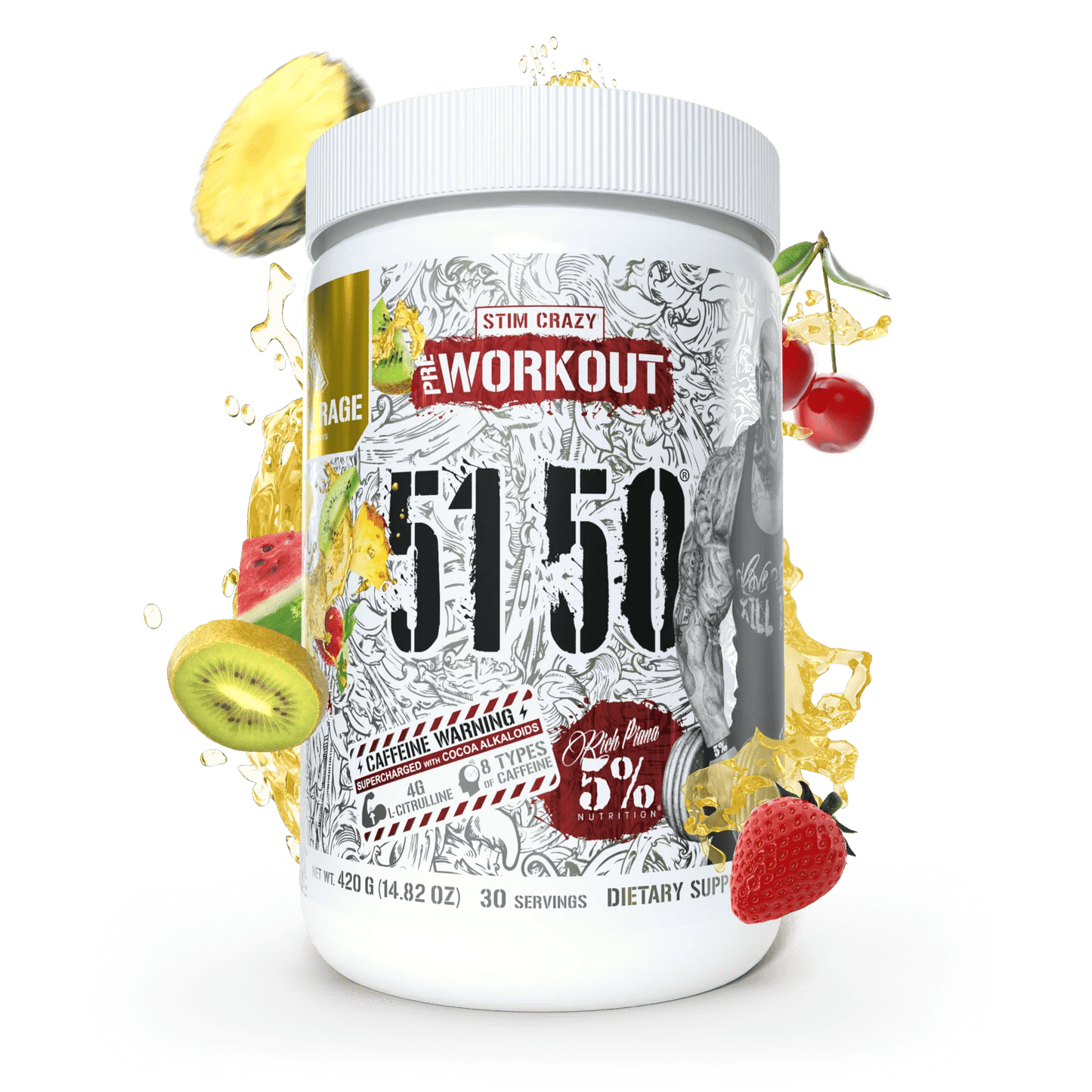 5% Nutrition 5150 High Stimulant Pre - Workout - Mann Nutrition