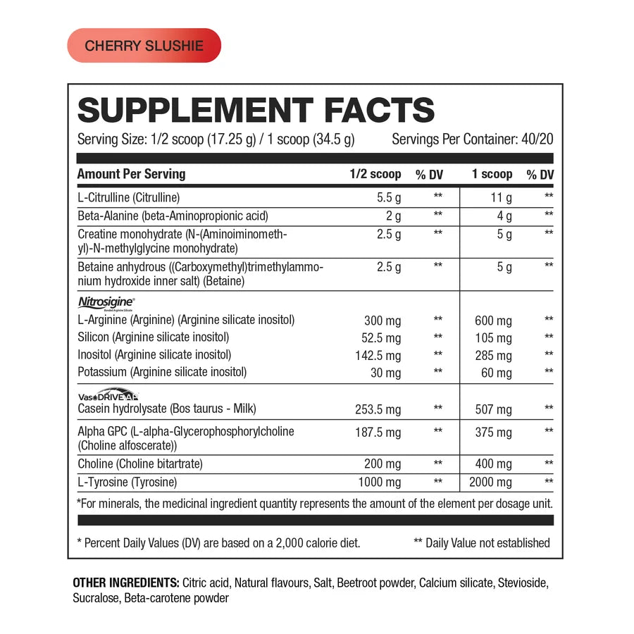 HD Muscle PumpHD – Stimulant-Free Pre-Workout | Cherry Slushie Flvr