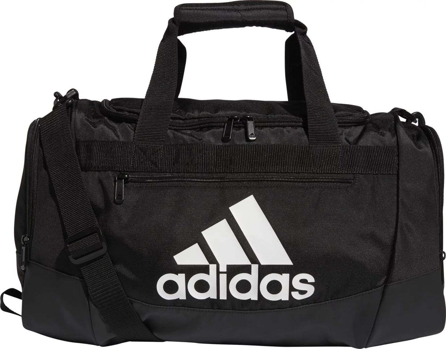 Adidas Defender IV Small Duffel Bag (Black/White) - Mann Nutrition