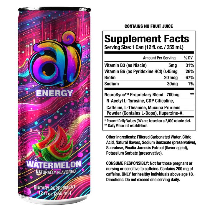 AI ENERGY DRINK 12 Fl oz - Mann Nutrition