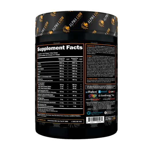 Alpha Lion Super Human Burn 21 Servings - Mann Nutrition