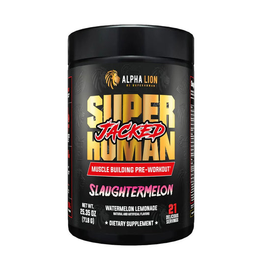 Alpha Lion Super Human Jacked Muscle Building Pre Workout - Mann Nutrition
