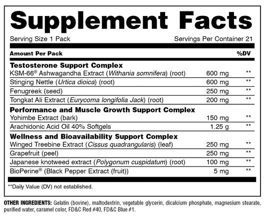 Animal Test 21 packs - Mann Nutrition