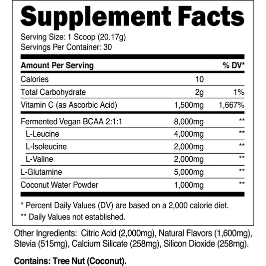 BCAA GLUTAMINE - Mann Nutrition