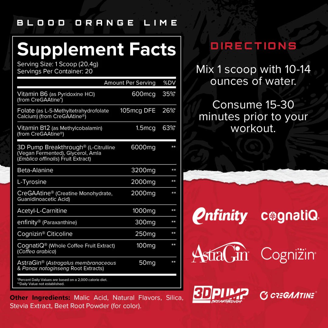 BH2K - All Natural Pre Workout - Mann Nutrition