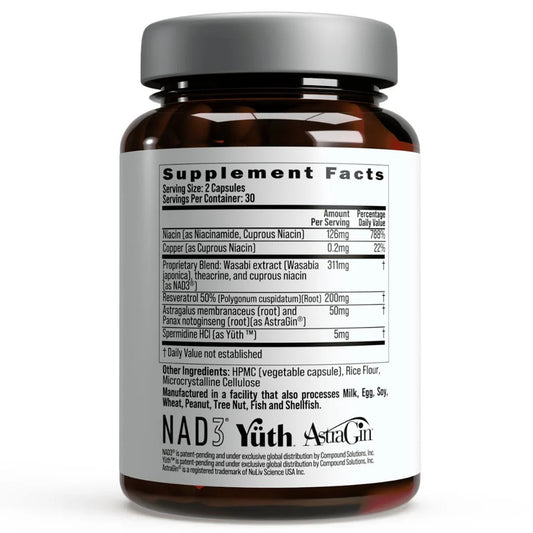 Bio Stack NAD REGEN - Mann Nutrition