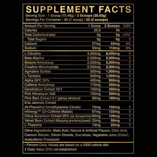 Blackmarket X Man Sports Collaboration Pre - Mann Nutrition