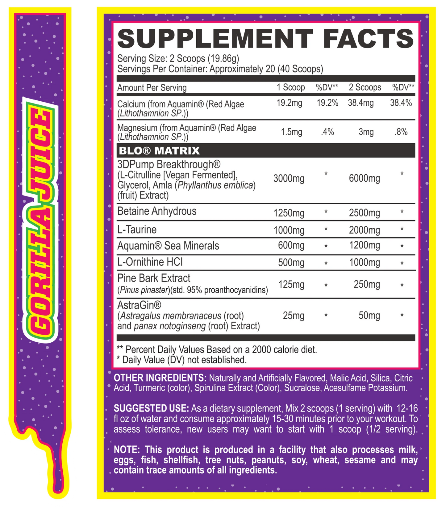 BLO - MUSCLE PUMP FORMULA - Mann Nutrition