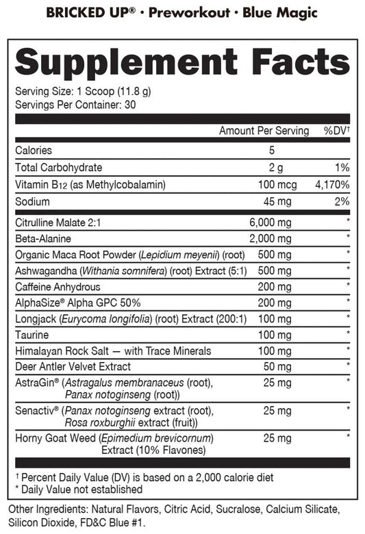 Bricked Up Limited Edition (Blue Magic) - Mann Nutrition