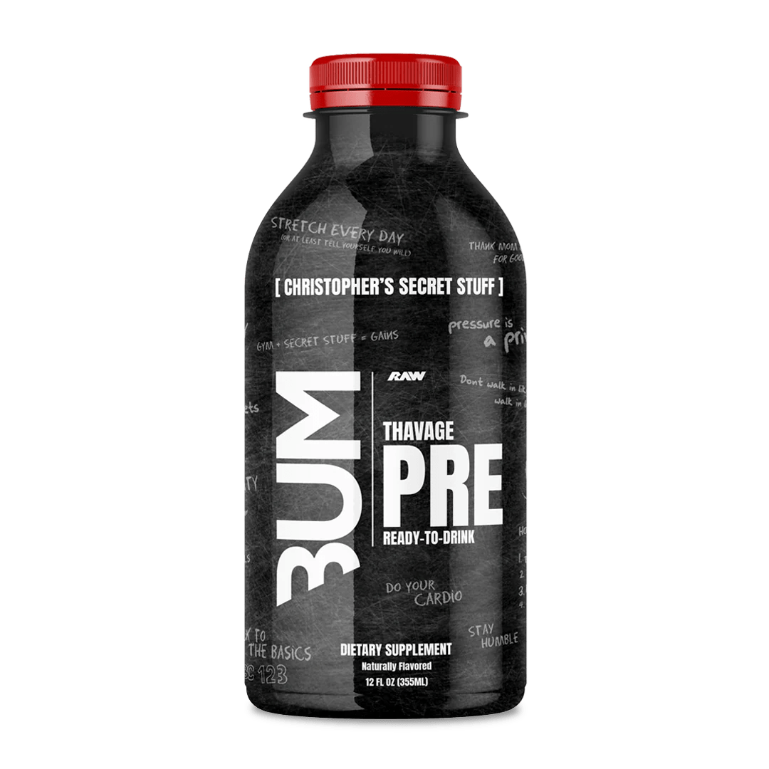 Bum Thavage RTD Pre Workout - Mann Nutrition