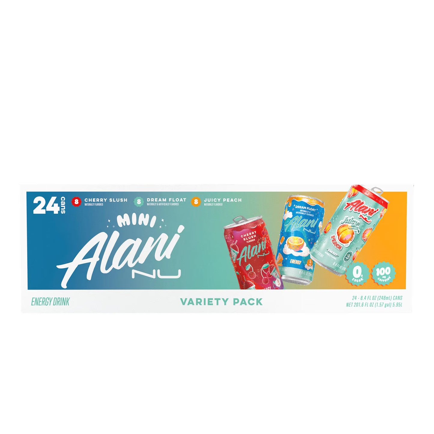 Alani Nu Mini Energy Variety Pack 8.4 fl oz - 24 Can Pack