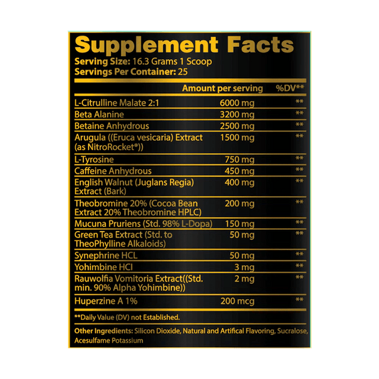 Cannibal Ferox Pre - Workout - Mann Nutrition