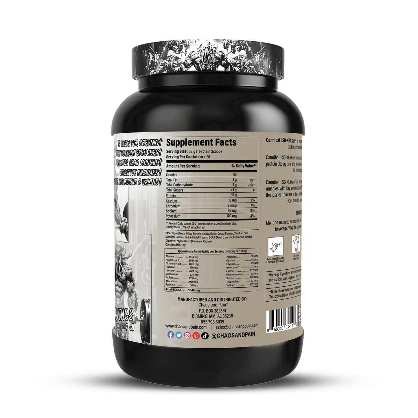 Cannibal ISO - KRAKen Protein - Mann Nutrition