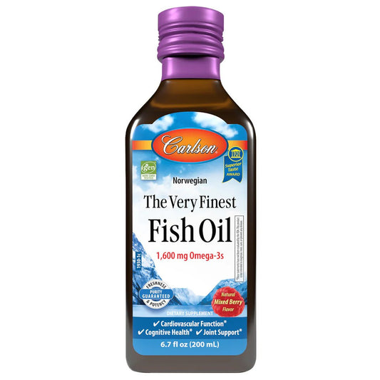 Carlson The Very Finest Fish Oil 200ml - Mann Nutrition