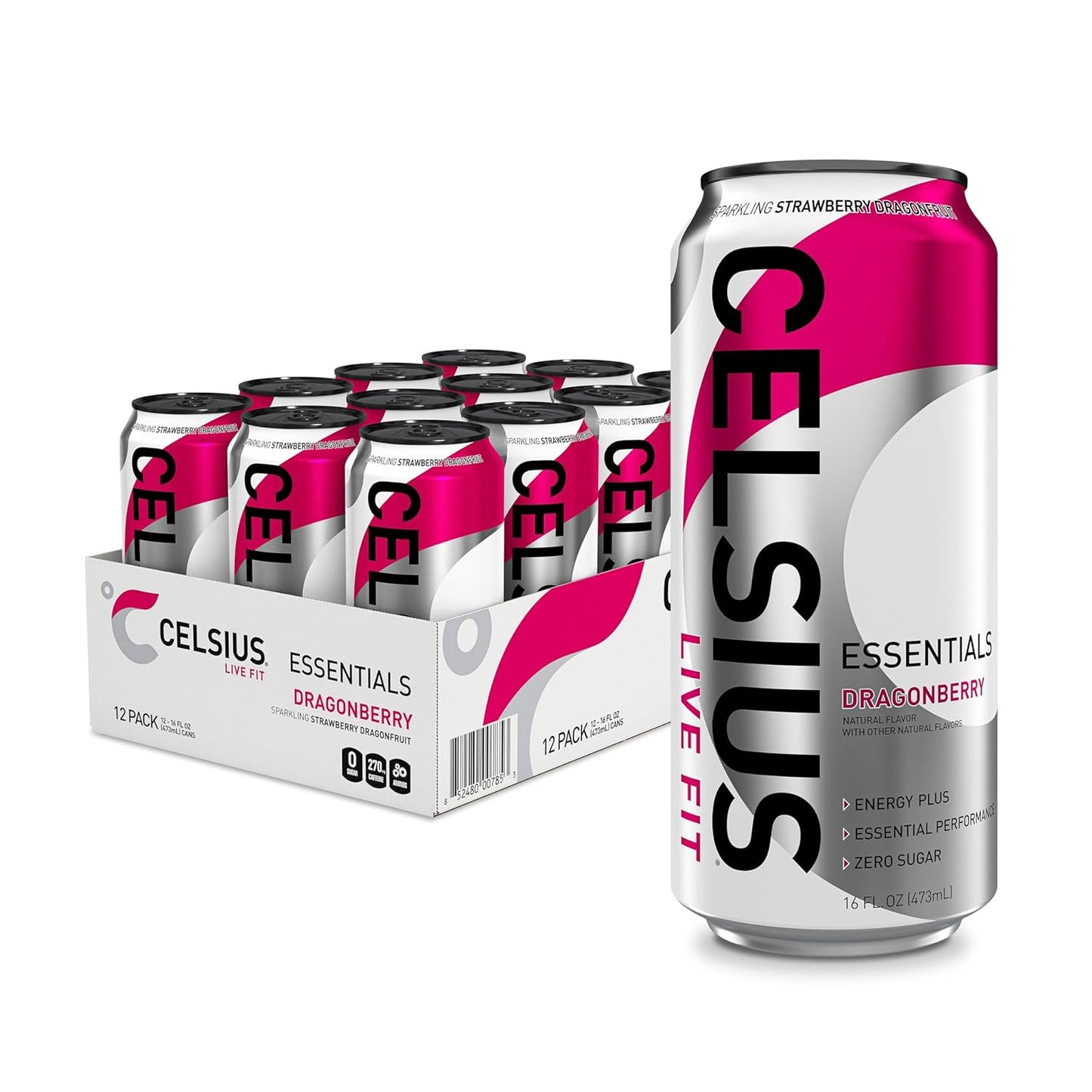 Celsius Essentials Energy Drinks 270mg Caffeine - Mann Nutrition