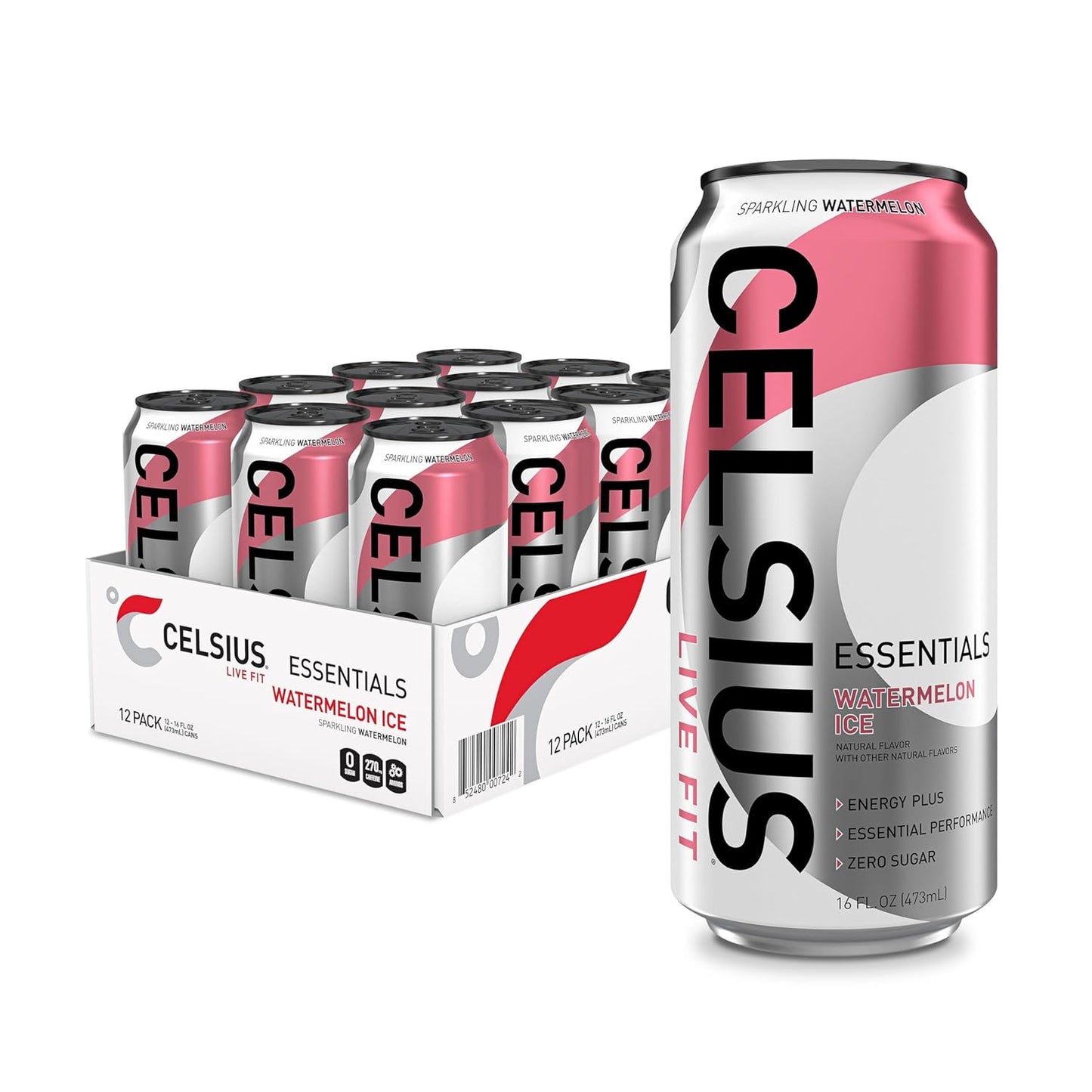 Celsius Essentials Energy Drinks 270mg Caffeine - Mann Nutrition