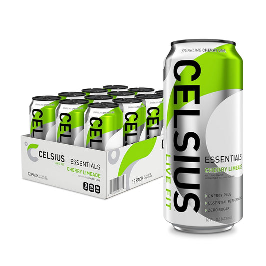 Celsius Essentials Energy Drinks 270mg Caffeine - Mann Nutrition