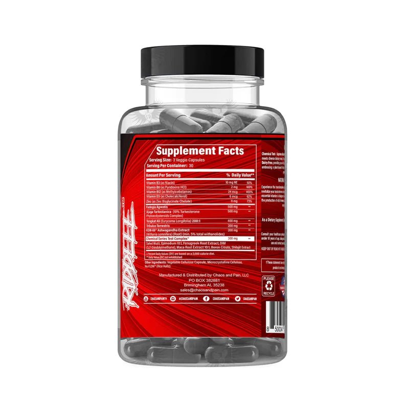 CHaos and Pain Chemical Test - Supreme Muscle Amplifier - Mann Nutrition