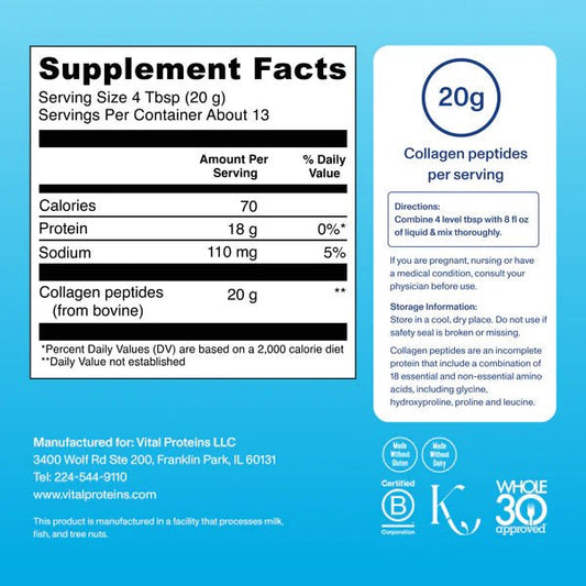 Collagen Peptides Unflavored - Mann Nutrition