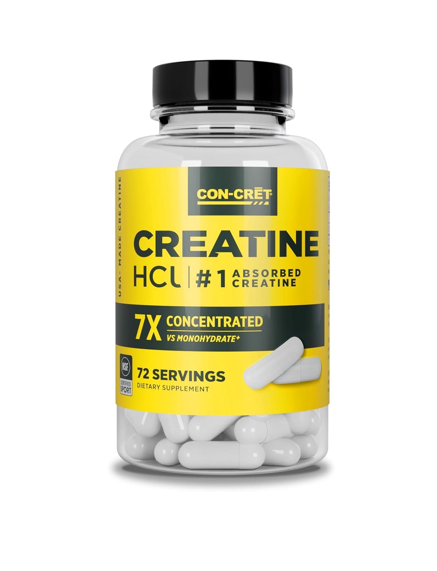 Con - Cret Creatine HCL 72 Caps - Mann Nutrition