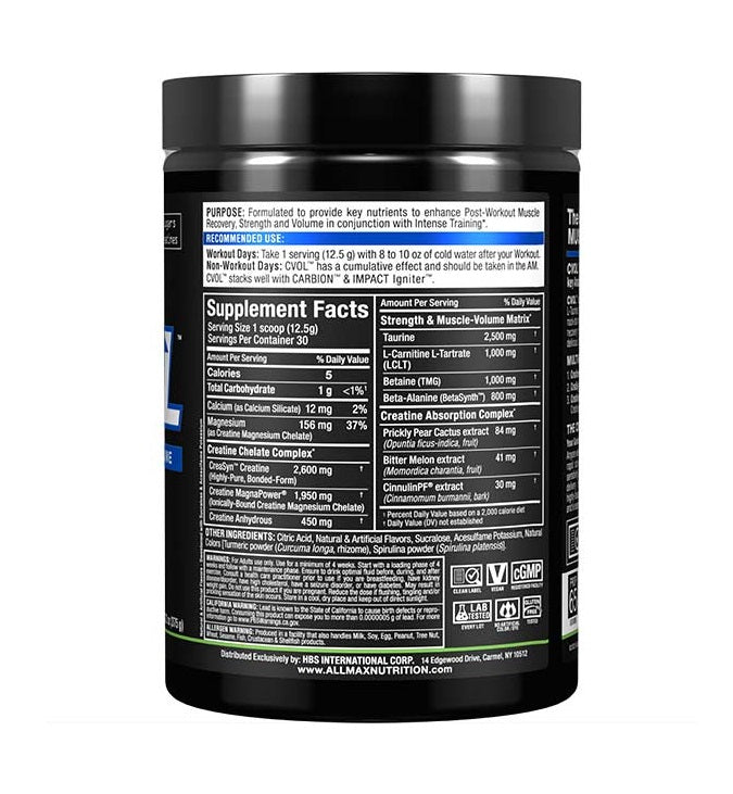 C:VOL - Muscle Recovery - Mann Nutrition