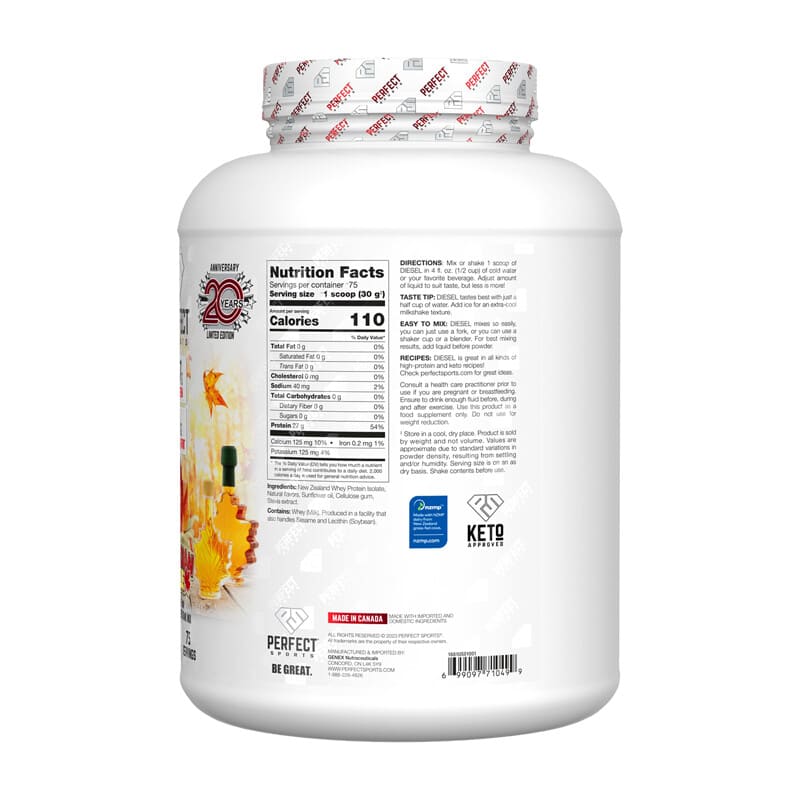 DIESEL NEW ZEALAND WHEY PROTEIN ISOLATE - Mann Nutrition