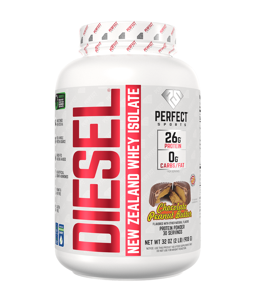 DIESEL NEW ZEALAND WHEY PROTEIN ISOLATE - Mann Nutrition