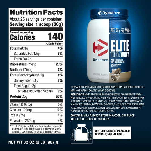 Dymatize Elite 100% Whey - Mann Nutrition