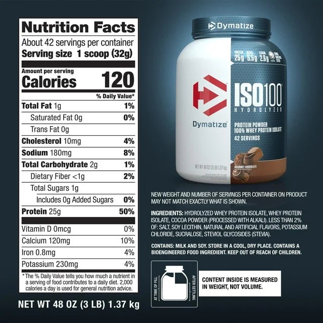 Dymatize ISO100 Hydrolyzed Protein – 3 lbs - Mann Nutrition