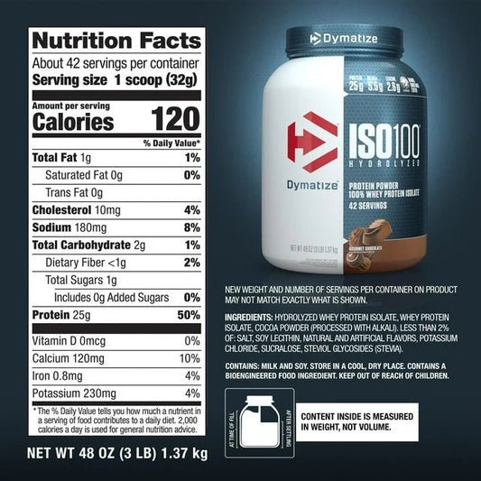 Dymatize ISO100 Hydrolyzed Protein – 3 lbs - Mann Nutrition