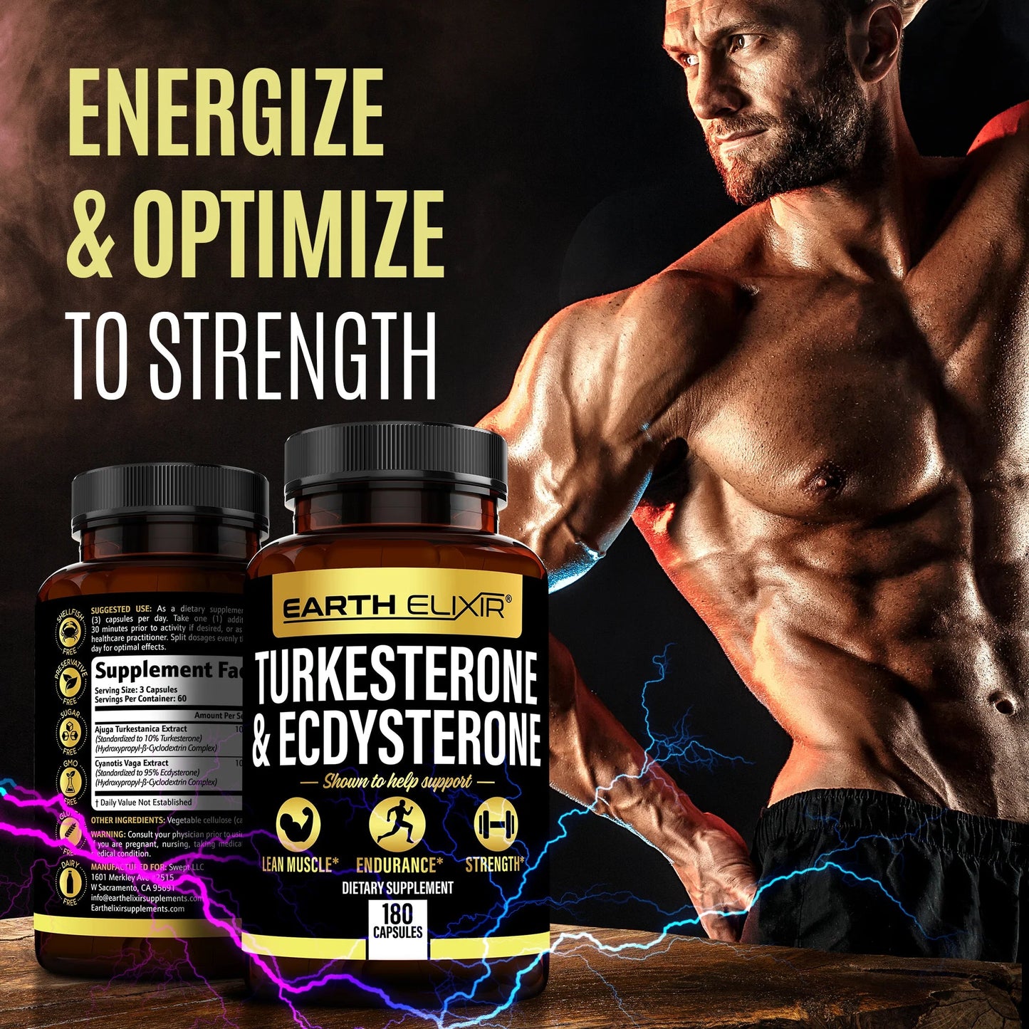 Earth Elixir Turkesterone & Ecdysterone - Mann Nutrition