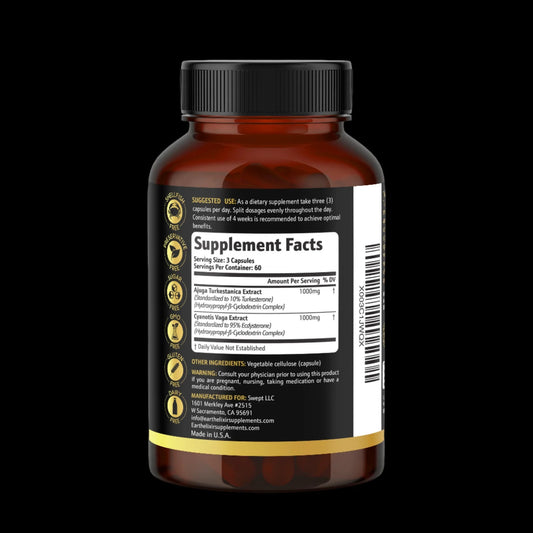 Earth Elixir Turkesterone & Ecdysterone - Mann Nutrition