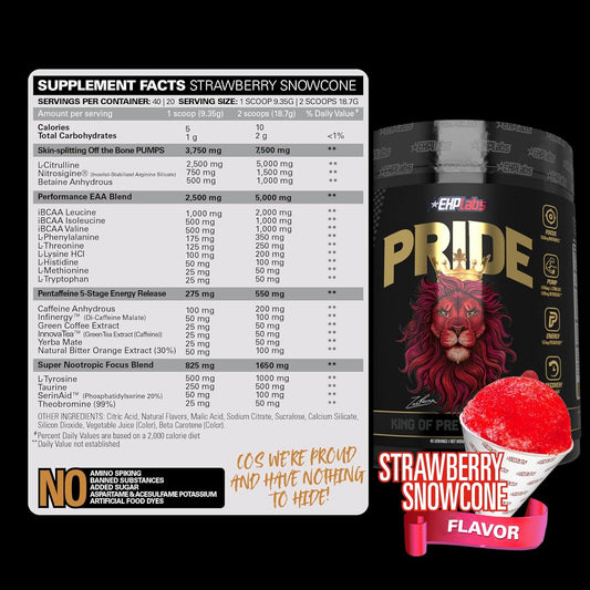 Ehp Labs Pride Pre Workout - Mann Nutrition