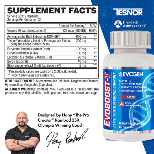 Evogen Evoboost - T Test Booster - Mann Nutrition