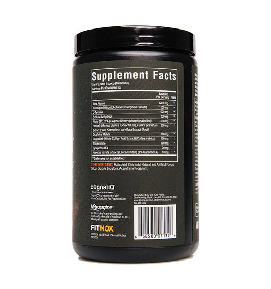 F Bomb - Extreme Pre - Workout - Mann Nutrition