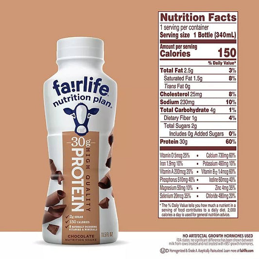 Fairlife 30G Protein Shake - Mann Nutrition