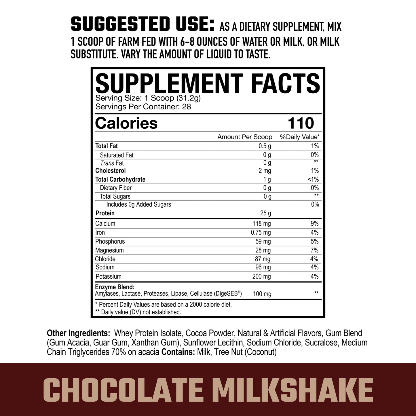 Farmfed Whey Isolate - 28 Servings - Mann Nutrition