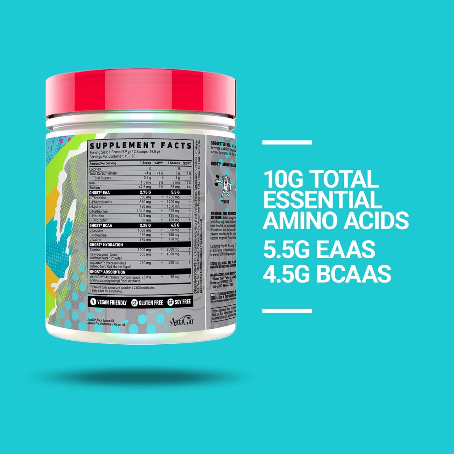 Ghost AMINO 40 Servings - Mann Nutrition