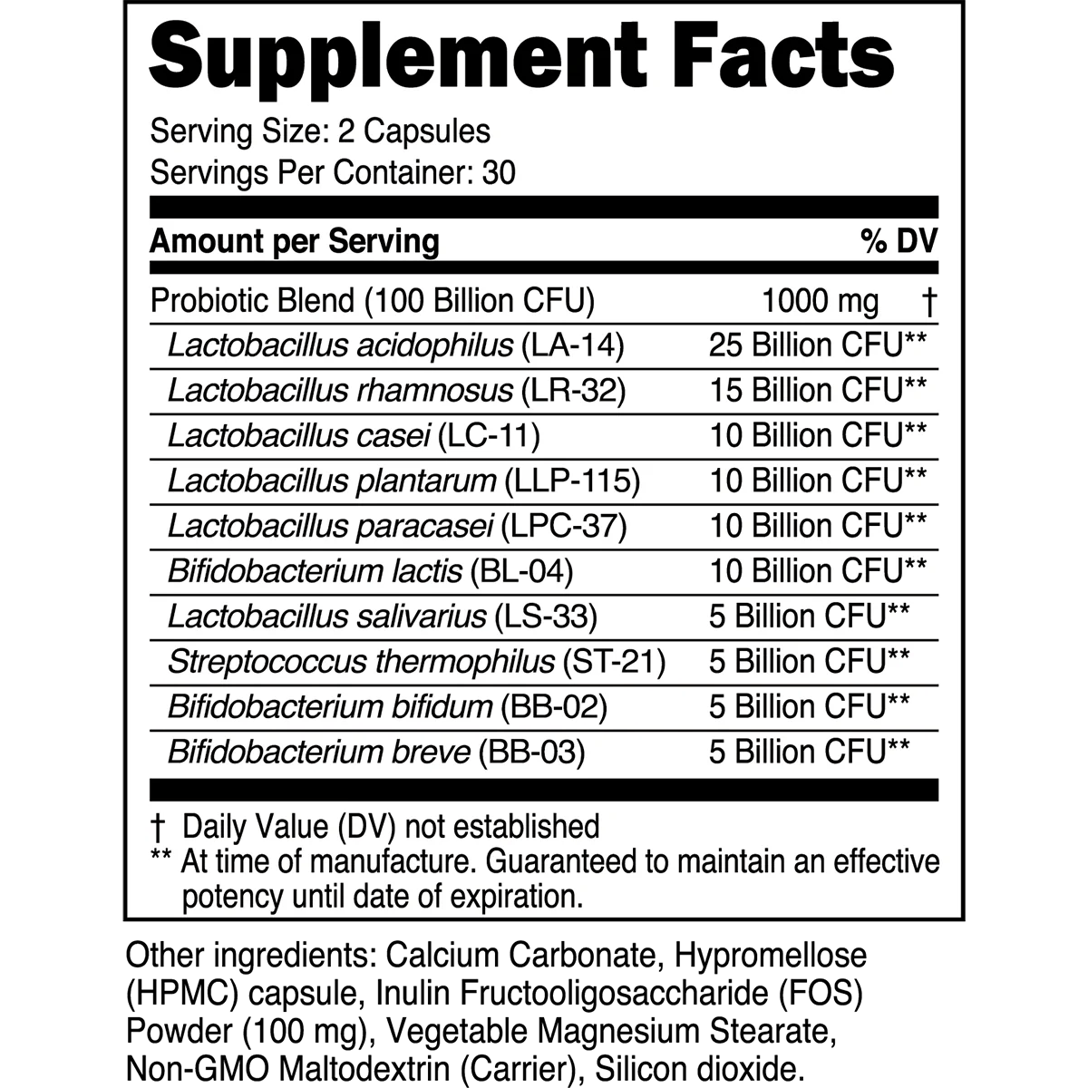 Gut Health Probiotic - Mann Nutrition