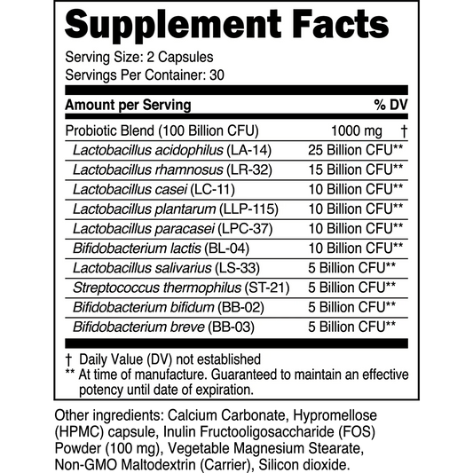 Gut Health Probiotic - Mann Nutrition