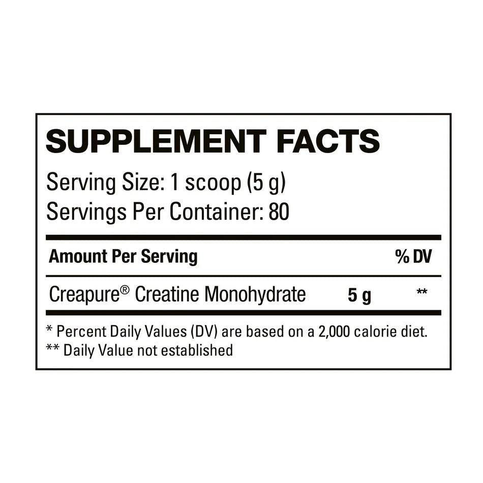 HD Muscle Crea HD 100% Vegan Creapure Creatine - 80 Servings - Mann Nutrition